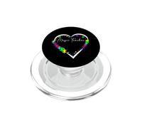 Puzzle pour Professeur de Musique autisme, Amour cœur Sensibilisation à l'Autisme PopSockets PopGrip pour MagSafe