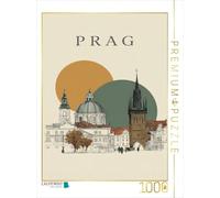 Puzzle · Prag | 1000 pièces · Format assemblé 64 × 48 cm · CALVENDO Puzzle