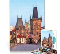 Puzzle Prague 1000 pièces pour Adultes, Jeu de réflexion, détente, découpe Parfaite, Cadeau mémorable 50x75cm