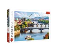 Puzzle Prague 500 pièces - TREFL - Voyage et cartes - Adulte