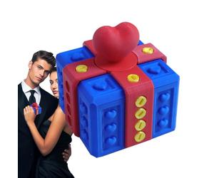Puzzle Prank Box - Gift Container, Novelty Screw Lid Case | Funny Money Card Holder Design, Valentine's Day Humor Toy For Kids Teens Adults Party Surprise Gag Trick Entertainment