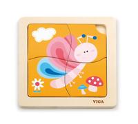 Puzzle pratique plat viga 50136 - papillon