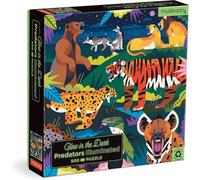 Puzzle - Predateurs Terrestres 500 Pièces Phosphorescentes Multicolor TU