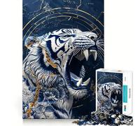 Puzzle Predator en Porcelaine de 1000 pièces pour Adolescents, Jeu de réflexion apaisant, découpe de qualité supérieure, Cadeau de Noël (50x75cm)