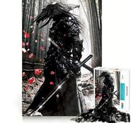Puzzle Predator Samurai 1000 pièces pour Adultes Jeu de logique et de réflexion Découpe précise 38x26cm