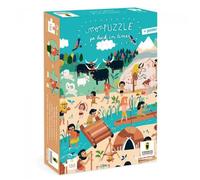 Puzzle Préhistorique - Pirouette Cacahuete - 150 Pièces - Abstrait - Bleu - Mixte