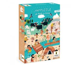 Puzzle Préhistorique - Pirouette Cacahuete - 150 Pièces - Abstrait - Bleu - Mixte