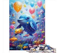 Puzzle Premium 1000 pièces Animaux Marins Puzzles Amusants Puzzle en Carton pour Adultes et Adolescents à partir de 12 Ans Puzzle - Jeu Stimulant 1000 pièces (26x38 cm)