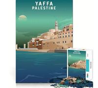 Puzzle Premium Yaffa Palestine 1000 pièces pour Adolescents améliore la mémoire, se détend et s'amuse Bords Nets, Cadeau Unique 38x52cm