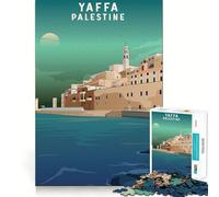 Puzzle Premium Yaffa Palestine pour Adultes, 1000 pièces, Jeu de réflexion Stimulant, Collection d'œuvres d'art aux Contours Nets 38x26cm