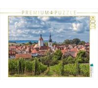 Puzzle · Prichsenstadt - La Perle du Steigerwald | Vignoble Prichsenstädter Krone · 1000 pièces · Format assemblé 64 × 48 cm · CALVENDO Puzzle