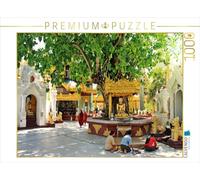 Puzzle · Prière du Matin à la pagode Shwedagon à Yangon | 1000 pièces · Format assemblé 64 × 48 cm · CALVENDO Puzzle