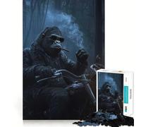 Puzzle Primal Biker 1000 pièces pour Adolescents, Jouet cognitif, Loisir Doux, Motif à Assembler, œuvre d'art 38x52cm