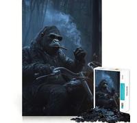 Puzzle Primal Biker pour Adolescents, 1000 pièces, Jeu de logique et de réflexion, Calme et Amusant, Bords Lisses, Cadeau d'anniversaire 50x75cm