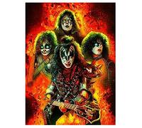 Puzzle Prince Singer Kiss 500 pièces, adapté aux Adultes, aux Enfants et aux familles, Jeux de Puzzle Anti-Stress 52 x 38 cm