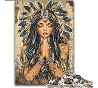 Puzzle Princesse Indienne 2000 pièces pour Adolescents, Jeux éducatifs, décoration d'intérieur, Cadeaux Uniques (70x100cm)