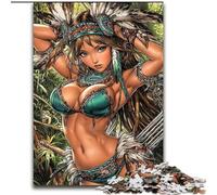 Puzzle Princesse Indienne pour Adultes et Adolescents, 1000 pièces, Jeu Stimulant et Collection d'artistes pour Toute la Famille, Beaux-Arts à partir de 14 Ans (50x75cm)