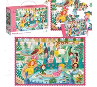 Puzzle Princesses en promenade - Image colorée 100 pièces à assembler, CE|EN 71