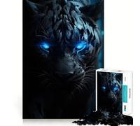 Puzzle Prismatic Panther 1000 pièces pour Adultes Stimule la mémoire Moment de détente Assemblage d'image Pièce d'art 50x75cm