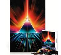 Puzzle Prisme Spatial Arc-en-Ciel 1000 pièces pour Adolescents, Jeu de logique, pièce de Collection découpée avec précision (38x26cm)