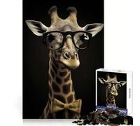 Puzzle Professeur Girafe pour Adolescents, 1000 pièces, idéal pour stimuler la mémoire, se détendre et créer Un Cadeau Exceptionnel 50x75cm