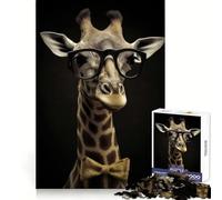 Puzzle Professeur Girafe pour Adolescents 1000 pièces Jeu Intelligent et apaisant Découpe Lisse 38x52cm
