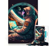 Puzzle Programmeur dans l'espace pour Adolescents, 1000 pièces, stimule la mémoire, Plaisir Lent, Bords Nets, Cadeau de Noël 38x26cm