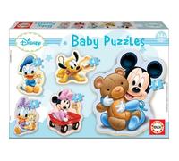 Educa - 13813 - Puzzle Silhouette WD Mickey 13813, Cranberry