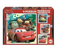 Puzzle progressif CARS Disney, Dessins animés et BD, EDUCA 83386, dès 3 ans