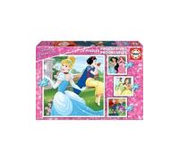 Educa - Disney Princess. 4 Puzzles Enfant Progressifs. +3 Ans (17166)