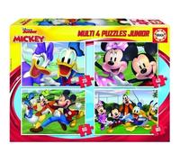 Puzzle progressif Mickey - EDUCA - 18627 - 100-200 pièces - Pour enfants de 3 ans et plus