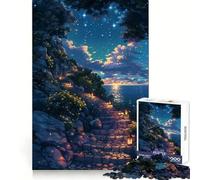Puzzle Promenade Nocturne pour Adolescents, 1000 pièces, Jeu de logique, Passe-Temps à la Maison, découpe précise, Cadeau de fête 50x75cm