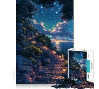 Puzzle Promenade Nocturne pour Adultes, 1000 pièces, Think Smart Toy, décoration Murale précise et élégante 38x52cm