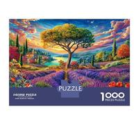Puzzle Provence 1000 Pièces pour Adolescents Et Enfants - Difficile Puzzles Jeu De Patience en Famille 52x38cm/1000pcs
