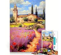 Puzzle Provence France 1000 pièces pour Adolescents Stimule la mémoire Loisirs Bords Nets Joli Cadeau 38x52cm