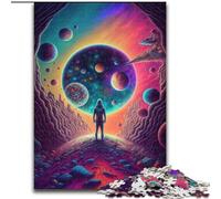 Puzzle psychédélique 1000 pièces pour Adultes, en Carton, idéal pour Les Anniversaires, Les fêtes et la décoration intérieure 1000 pièces(26x38cm)