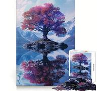 Puzzle psychédélique Arbre Puissant pour Adolescents 1000 pièces, Jouet intellectuel, évasion apaisante, découpe de qualité, Cadeau saisonnier (50x75cm)