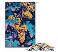 Puzzle psychédélique coloré avec Raisins de l'Oregon pour Adultes 1000 pièces en Bois idéal pour Les Jeux de Famille pour Noël ou Un Anniversaire 75 x 50 cm