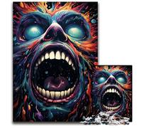 Puzzle psychédélique coloré de Monster Nebula 1000 pièces en Bois Casse-tête Stimulant pour Adolescents soirée de Jeux en Famille 1000 pièces (75x50cm)