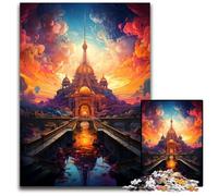 Puzzle psychédélique coloré de Versailles 1000 pièces pour Adultes Jeu de décoration à Faire soi-même Jouet interactif Familial 1000 pièces (75x50cm)