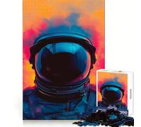 Puzzle psychédélique d'astronaute pour Adolescents, 1000 pièces, Jouet cognitif, Loisir Silencieux, Finition Premium, Cadeau de Noël 50x75cm