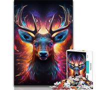 Puzzle psychédélique de 1 000 pièces pour Adultes et Adolescents, idéal pour Les Vacances à la Maison et pour Tuer Le Temps Chaque pièce est Unique - Jeu Familial Stimulant et Amusant (50x75cm)