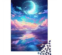 Puzzle psychédélique de 1 000 pièces pour Adultes, thème planète Extraterrestre, Cadeau d'halloween, décoration d'intérieur Unique, 1 000 pièces (38 x 26 cm)