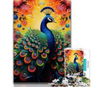 Puzzle psychédélique de 1000 pièces pour Adultes, idéal comme Cadeau Stimule Le Cerveau Jouets addictifs pour cultiver la Patience Convient aux Couples (75x50cm)