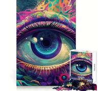 Puzzle psychédélique de 1000 pièces Troisième œil pour Adolescents Jeu Intelligent, Image à Assembler, (38x26cm)