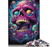 Puzzle psychédélique étrange en Carton pour Homme et Femme, 1 000 pièces (38 x 26 cm), idéal comme Cadeau de Noël