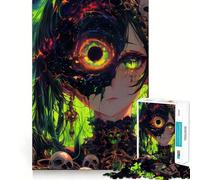 Puzzle psychédélique Fille empoisonnée pour Adolescents, 1000 pièces, Jeu Intelligent à Partager en Famille, Motif à Assembler, Cadeau du Père Noël (50x75cm)