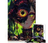 Puzzle psychédélique Fille empoisonnée pour Adolescents, 1000 pièces, Jeu Intelligent à Partager en Famille, Motif à Assembler, Cadeau du Père Noël (50x75cm)