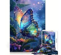 Puzzle psychédélique Papillon Difficile pour Adultes, 1000 pièces, renforce la mémoire, soulage Le Stress, Bords de qualité supérieure, œuvre d'art 38x52cm