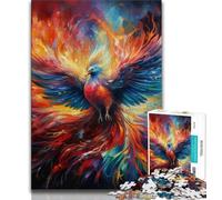 Puzzle psychédélique Phoenix Bird 1000 pièces pour Adultes, Jouet éducatif et décompressant, idéal comme Cadeau, 50x75cm